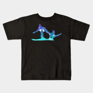 A women’s trio doing backbird Kids T-Shirt